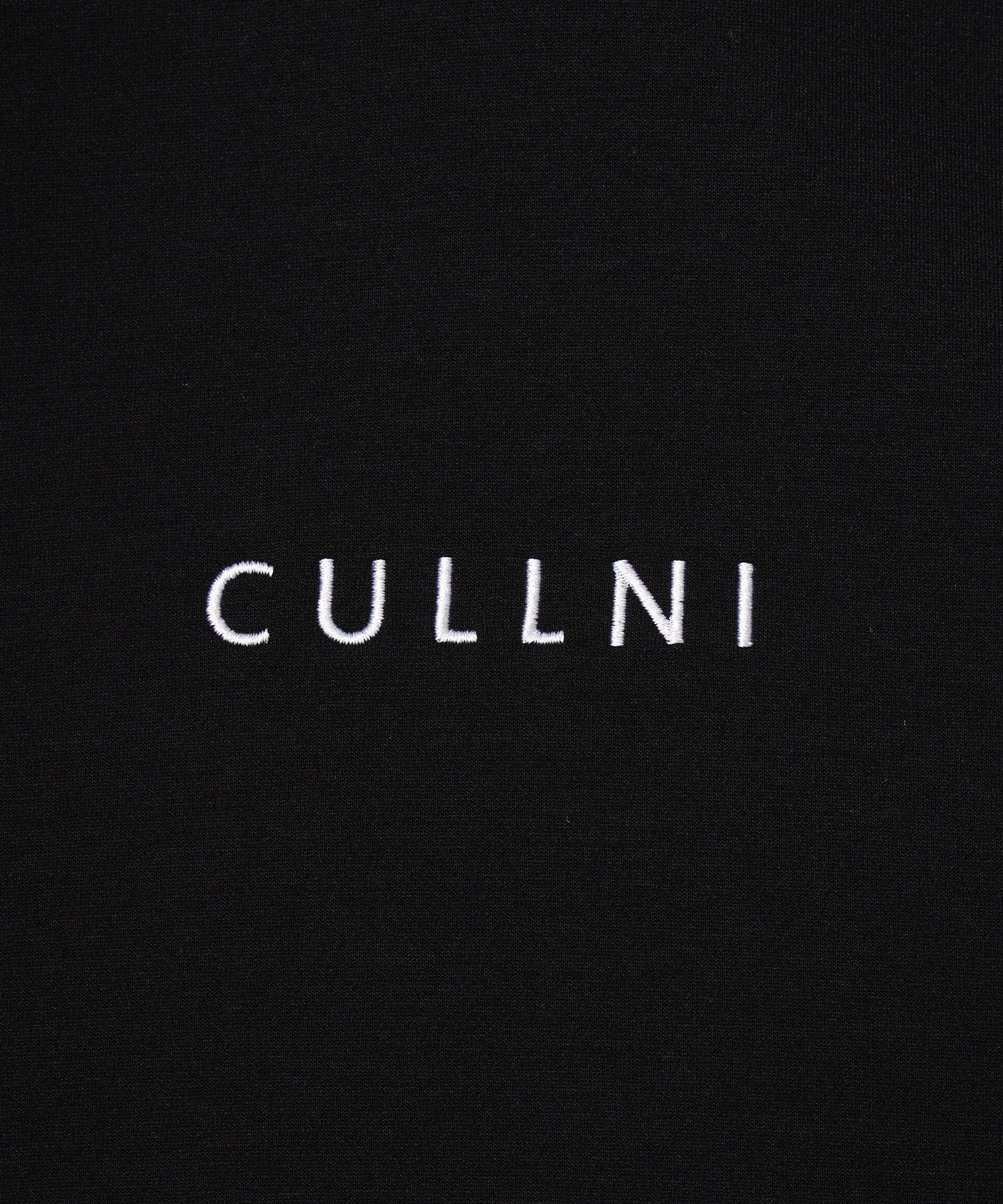 CULLNI Logo Embroidery Double Face Hoodie