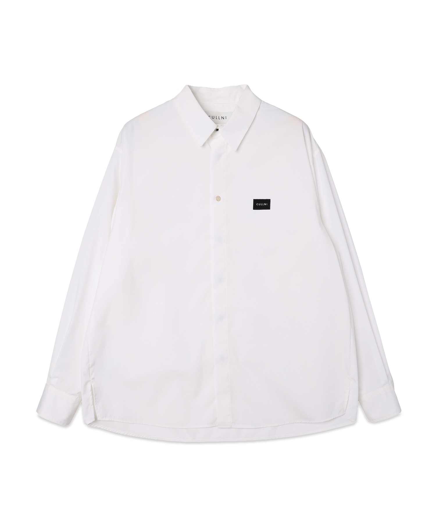 High Count Broadcloth Embroidery Patch Long Sleeve Shirt