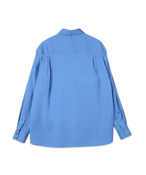 High Count Broadcloth Embroidery Patch Long Sleeve Shirt