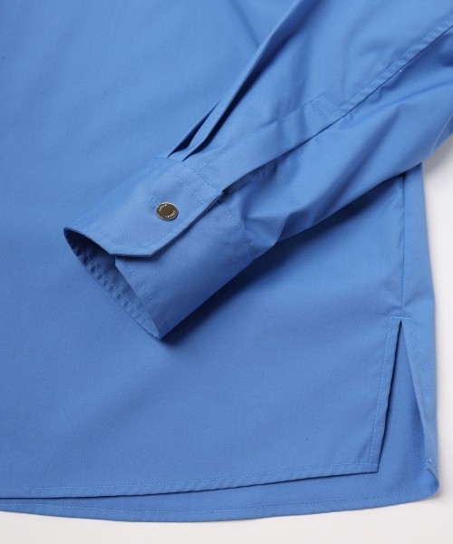 High Count Broadcloth Embroidery Patch Long Sleeve Shirt