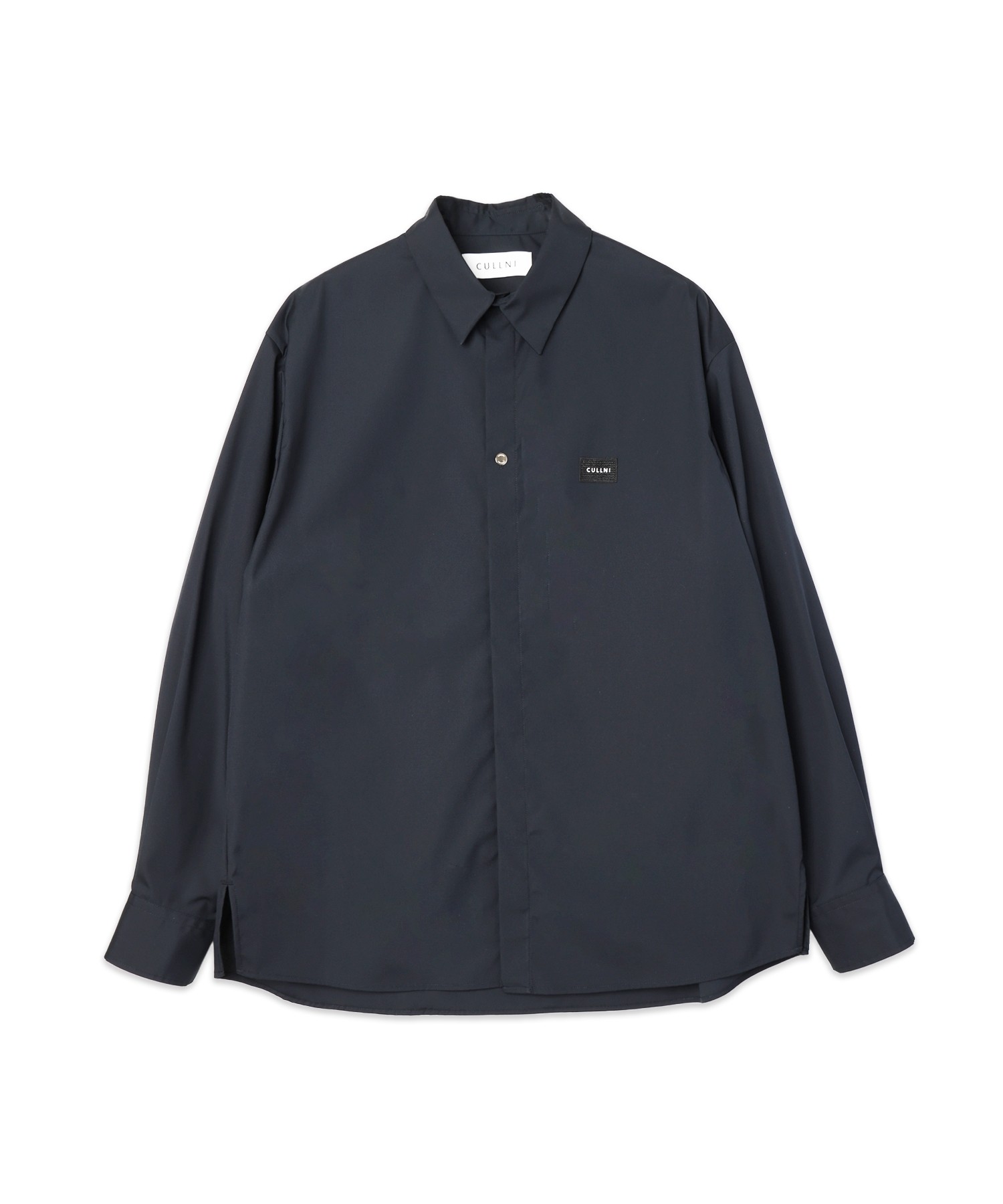 High Count Broadcloth Embroidery Patch Long Sleeve Shirt