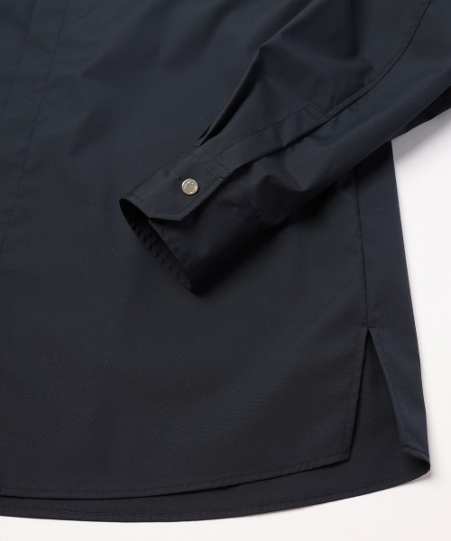 High Count Broadcloth Embroidery Patch Long Sleeve Shirt