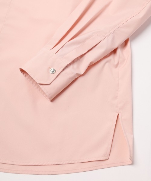 High Count Broadcloth Embroidery Patch Long Sleeve Cleric Shirt