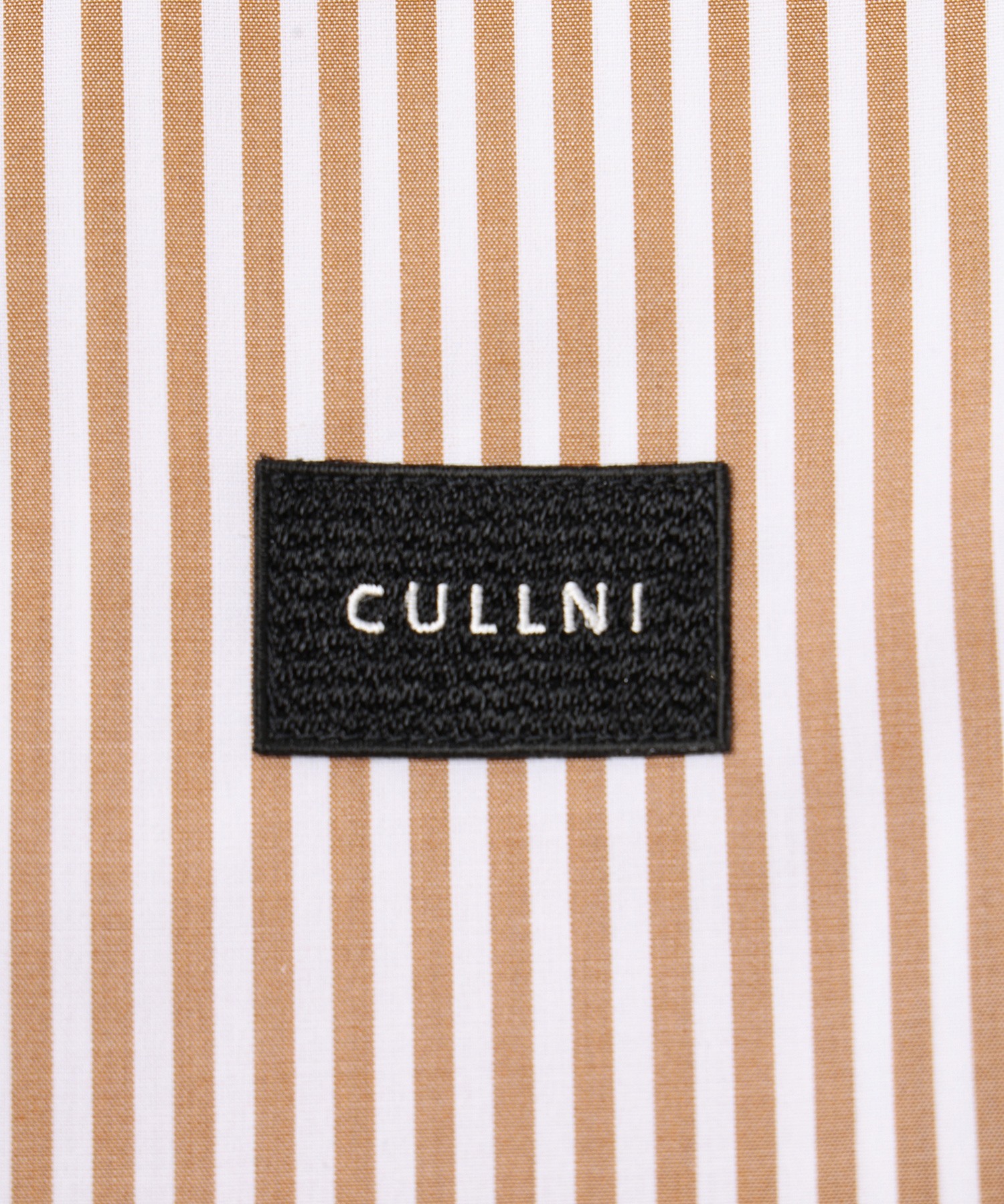 High Count Broadcloth Embroidery Patch Long Sleeve Shirt Stripe Combination