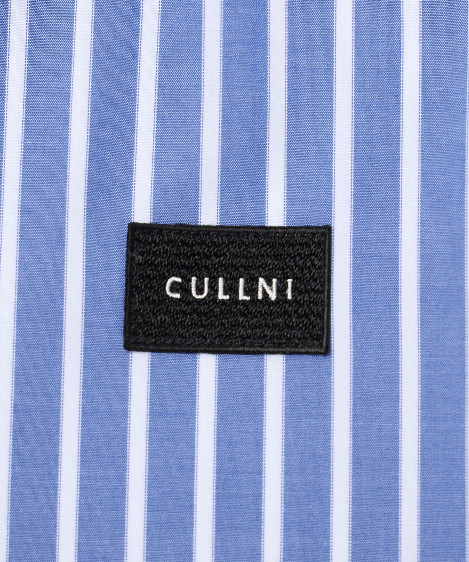 High Count Broadcloth Embroidery Patch Long Sleeve Shirt Stripe Combination