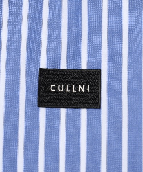 High Count Broadcloth Embroidery Patch Long Sleeve Shirt Stripe Combination