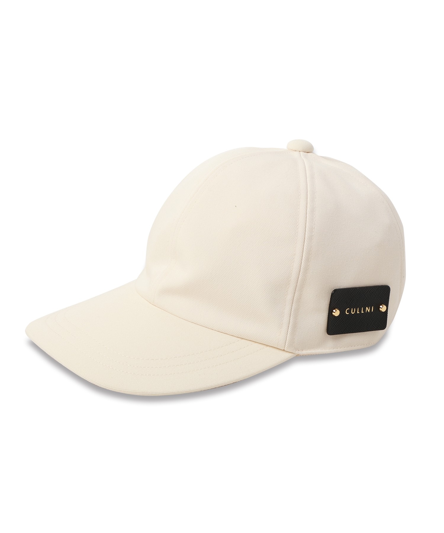Chino Leather Emblem Cap