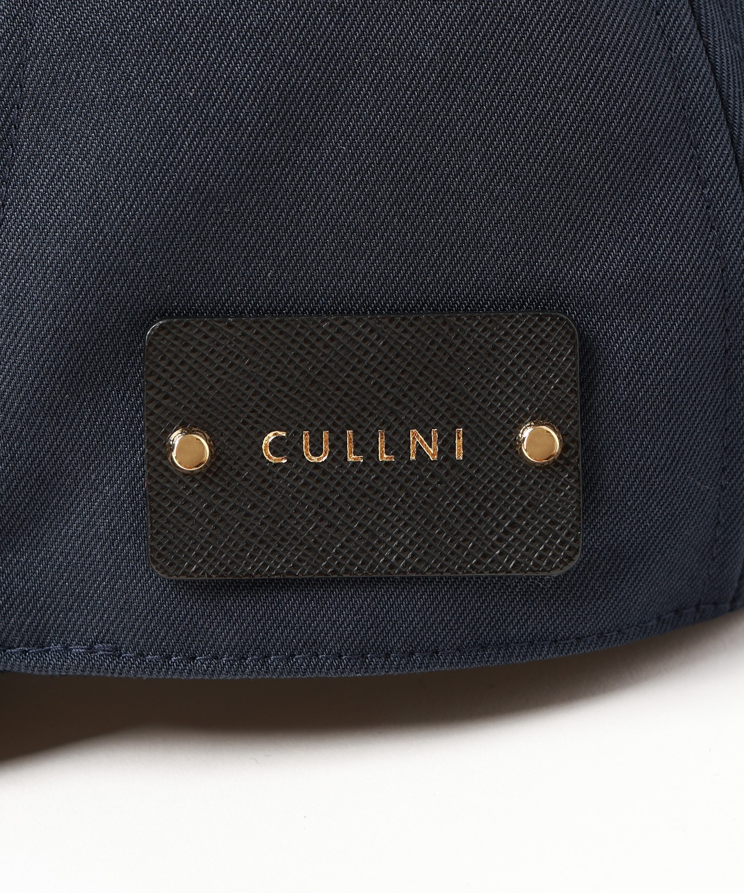 Chino Leather Emblem Cap
