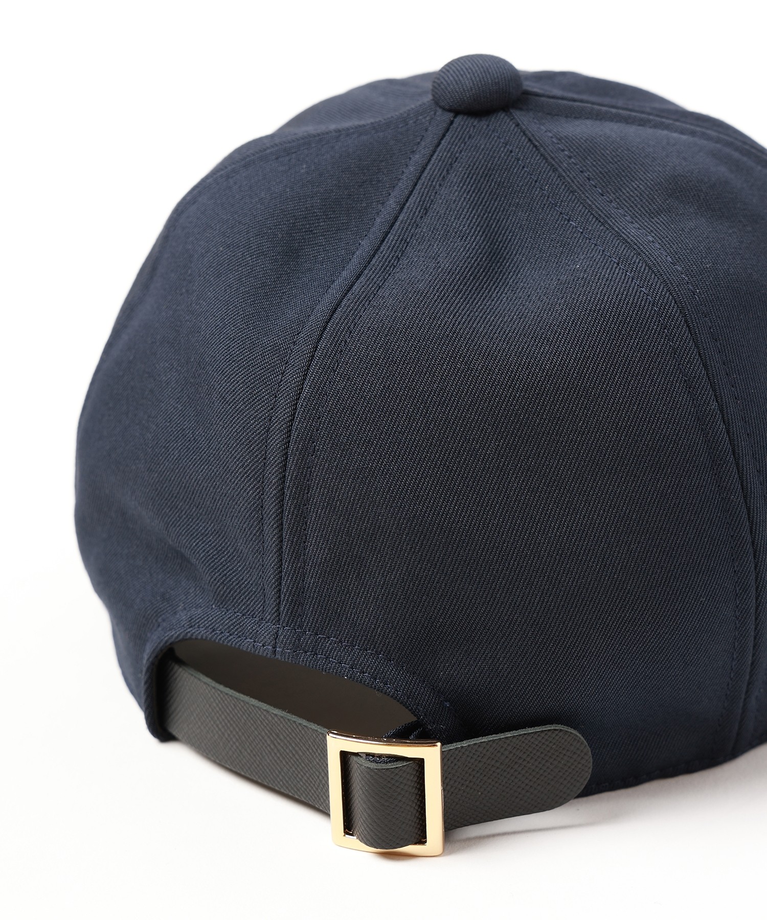 Chino Leather Emblem Cap