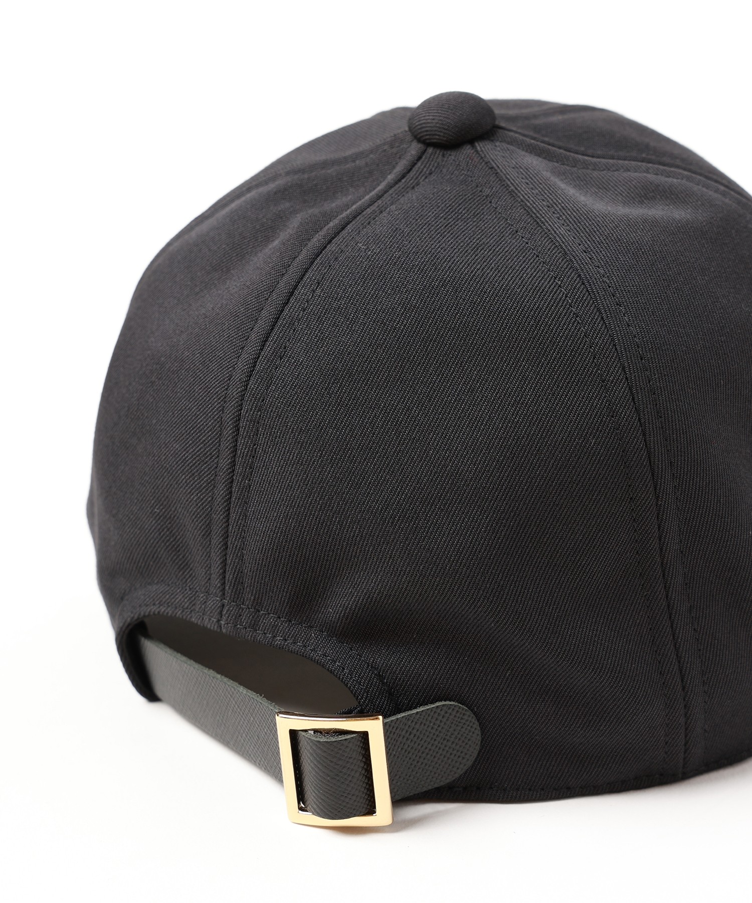 Chino Leather Emblem Cap