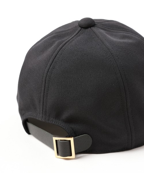 Chino Leather Emblem Cap