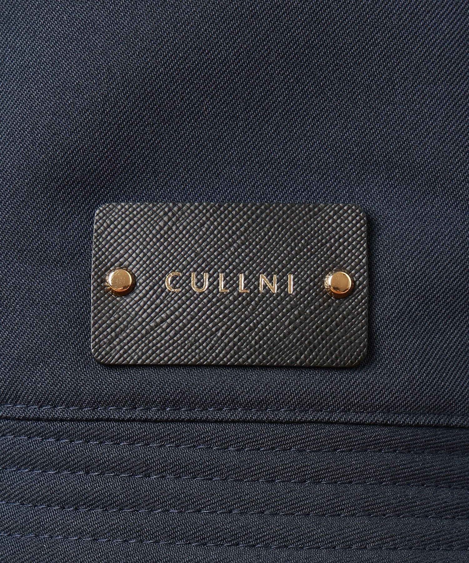 High Count Twill Leather Emblem Hat