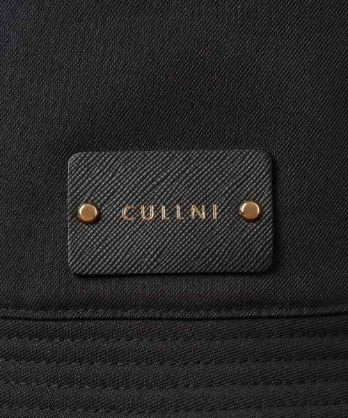 CULLNI ブラック バケットハット　CP-027 Chino Leather Emblem Hat（ハット）｜CULLNI（クルニ）の
