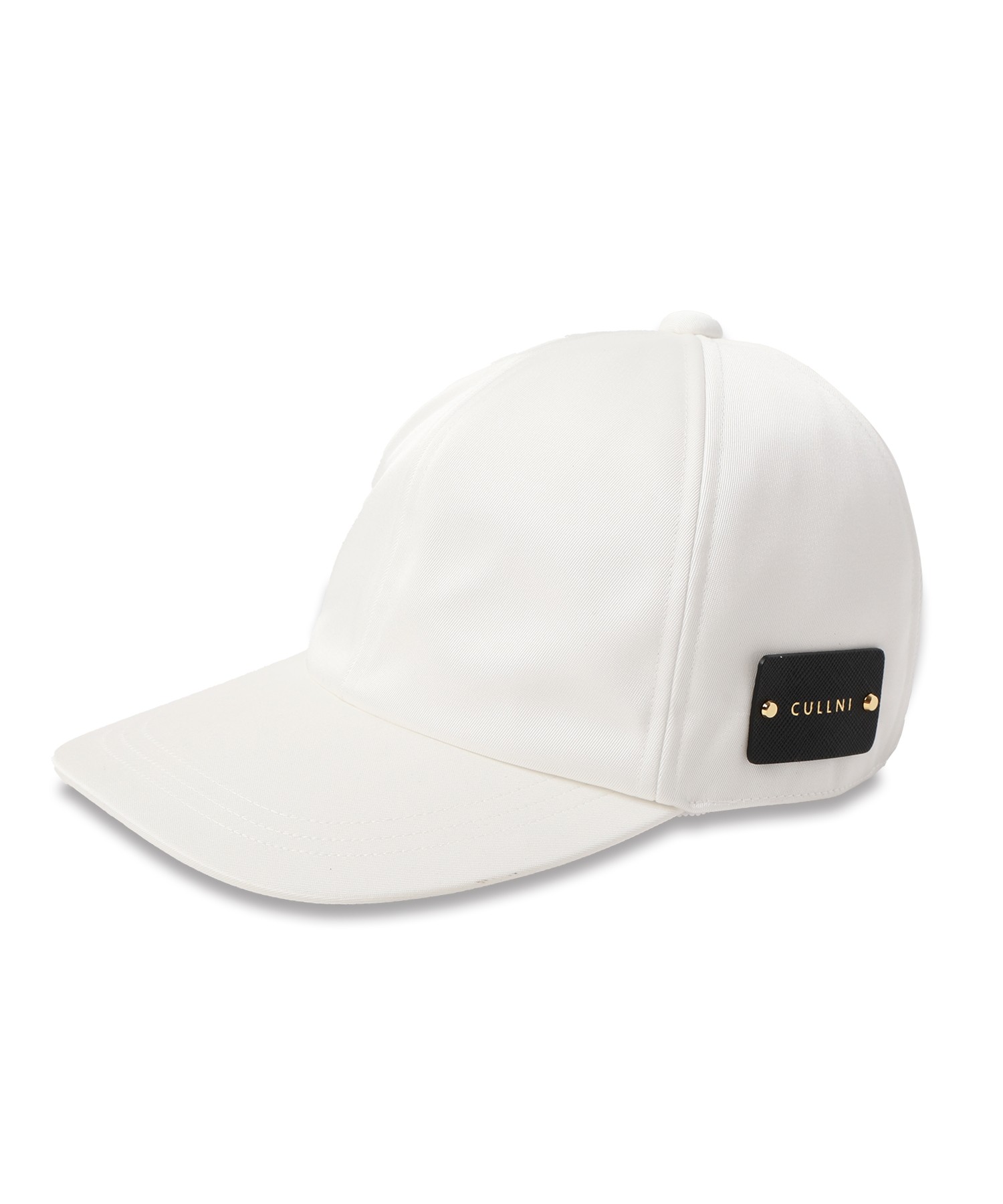 Luxury Double cross Leather Emblem Cap