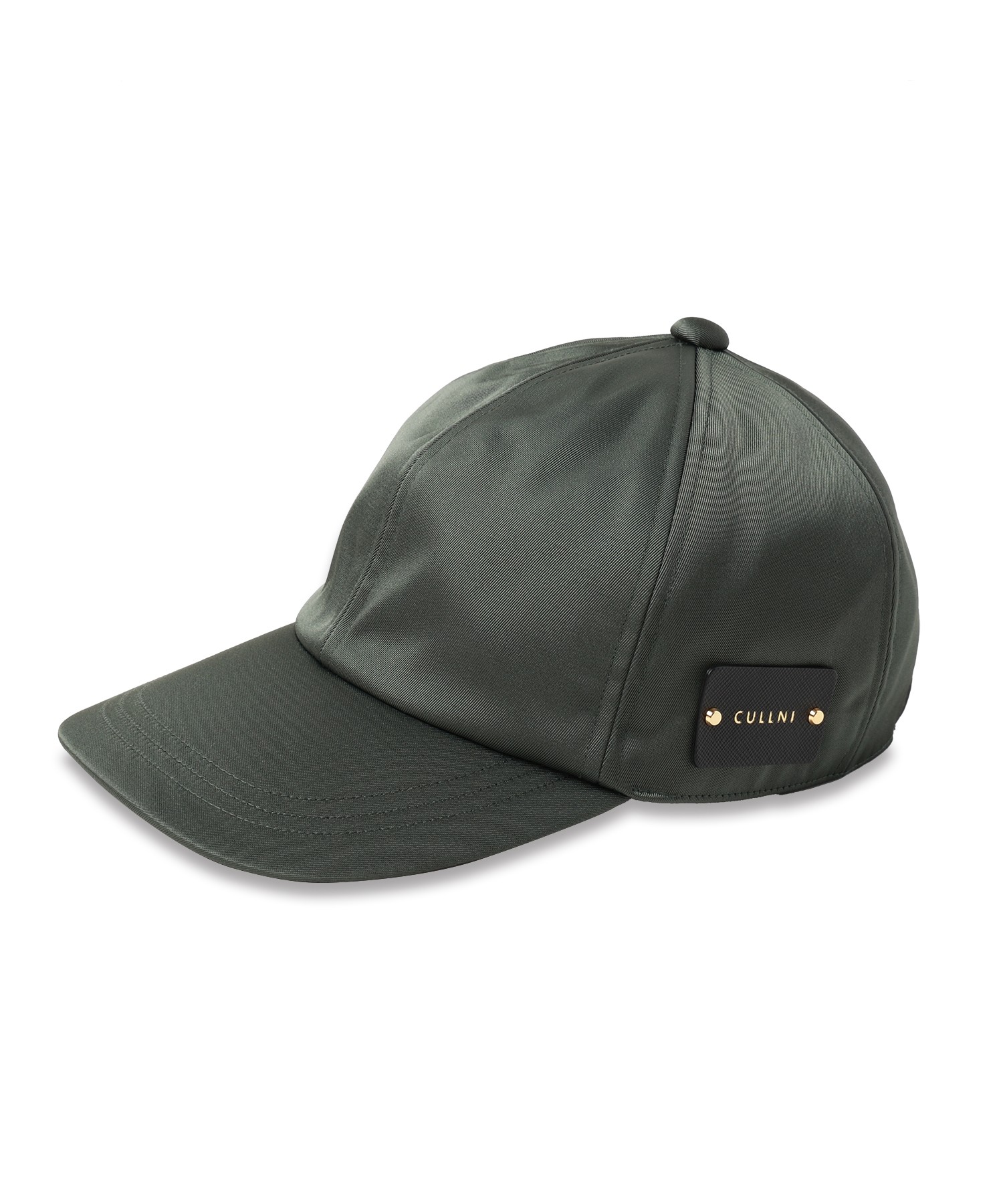 Luxury Double cross Leather Emblem Cap