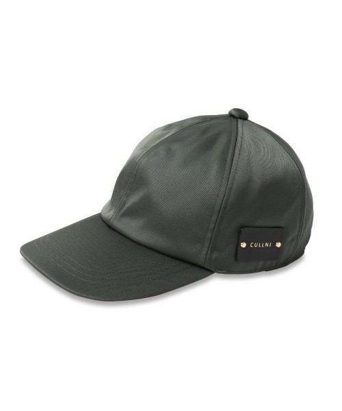 Luxury Double cross Leather Emblem Cap