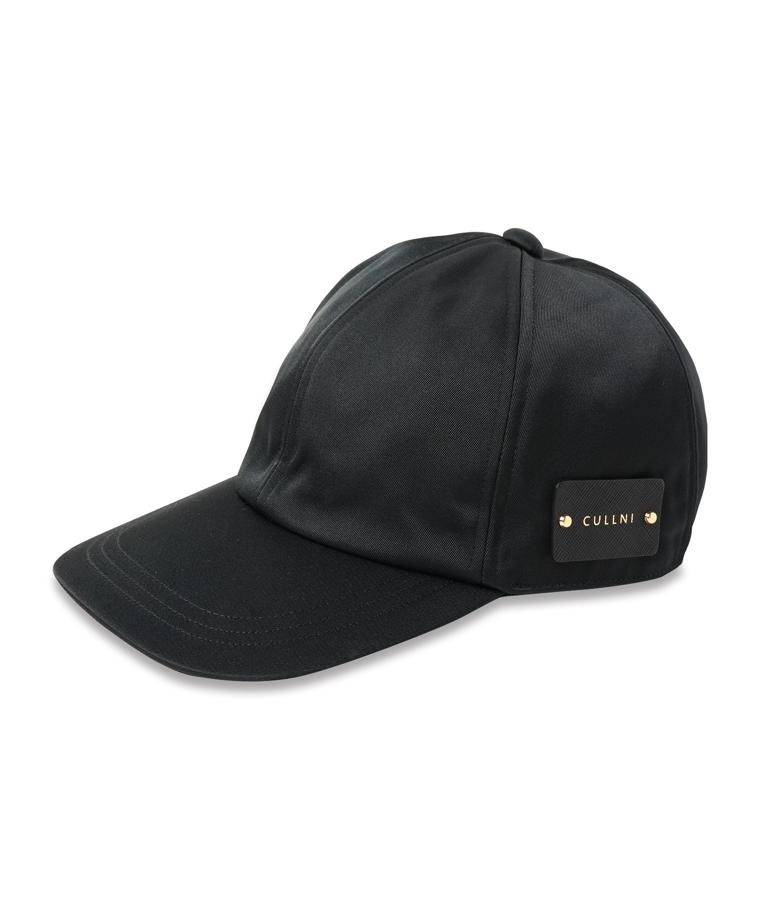 Luxury Double cross Leather Emblem Cap