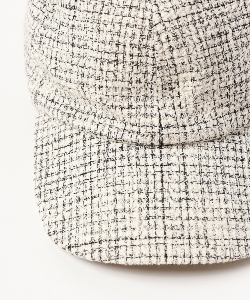 Butcher Tweed Leather Emblem Cap