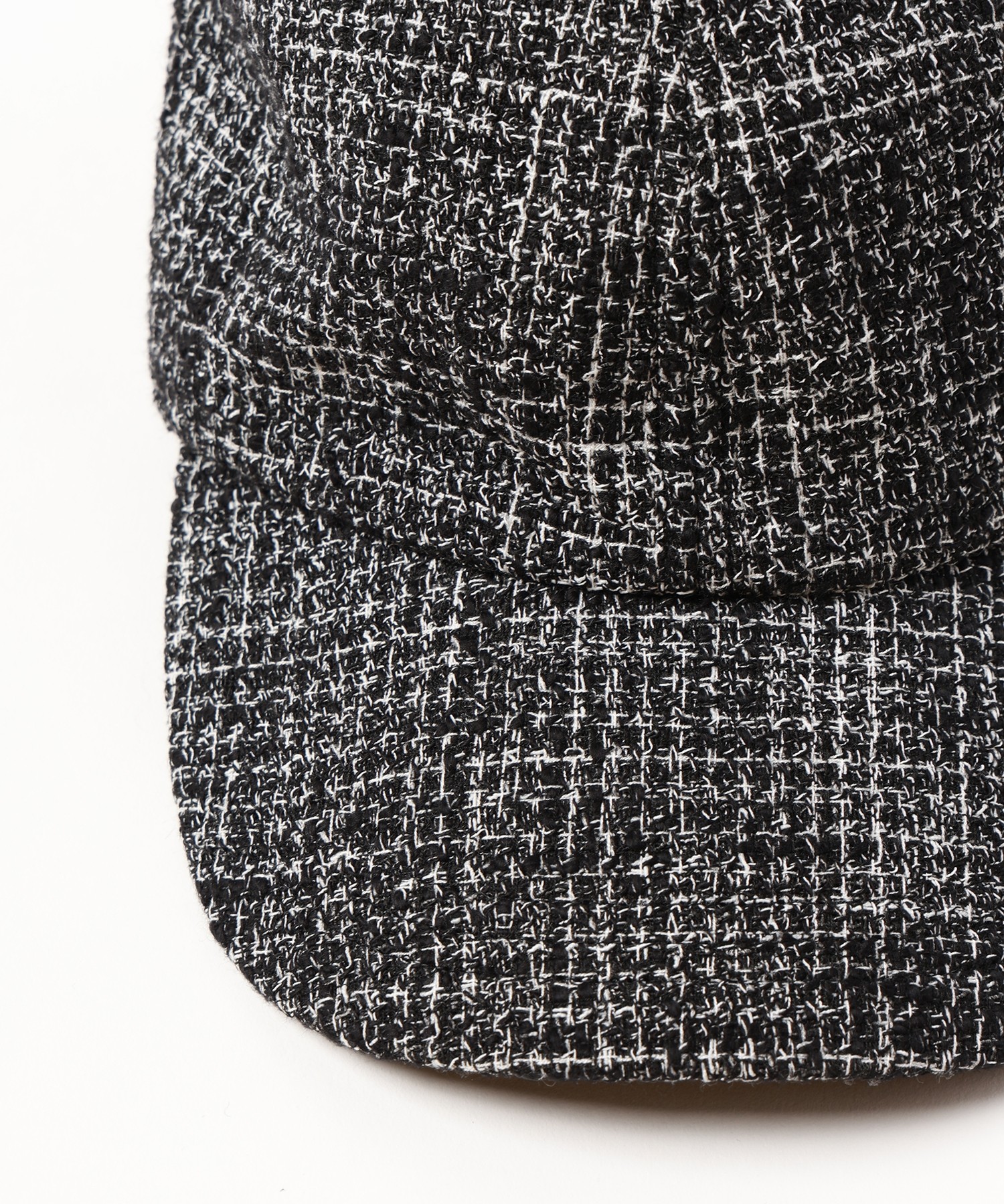 Butcher Tweed Leather Emblem Cap