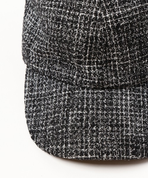 Butcher Tweed Leather Emblem Cap