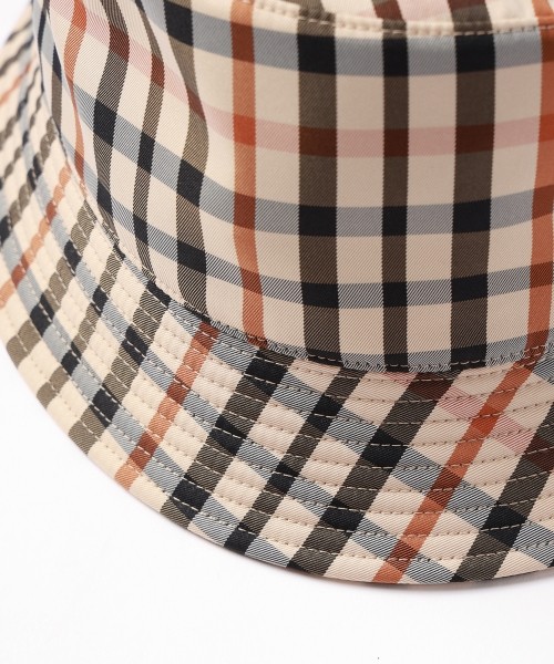 CULLNI for DAKS LONDON Leather Patch Bucket HAT