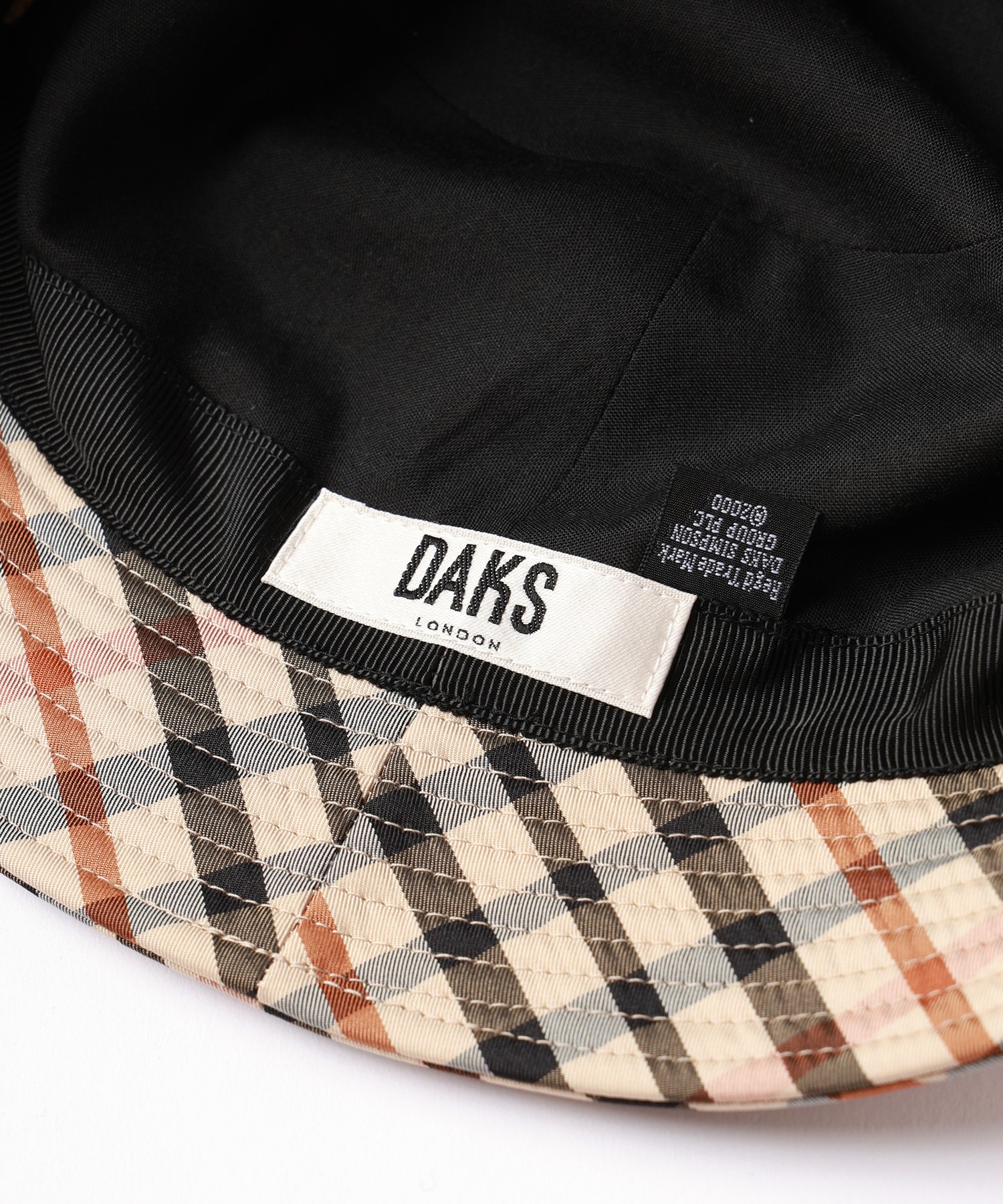 CULLNI for DAKS LONDON Leather Patch Bucket HAT
