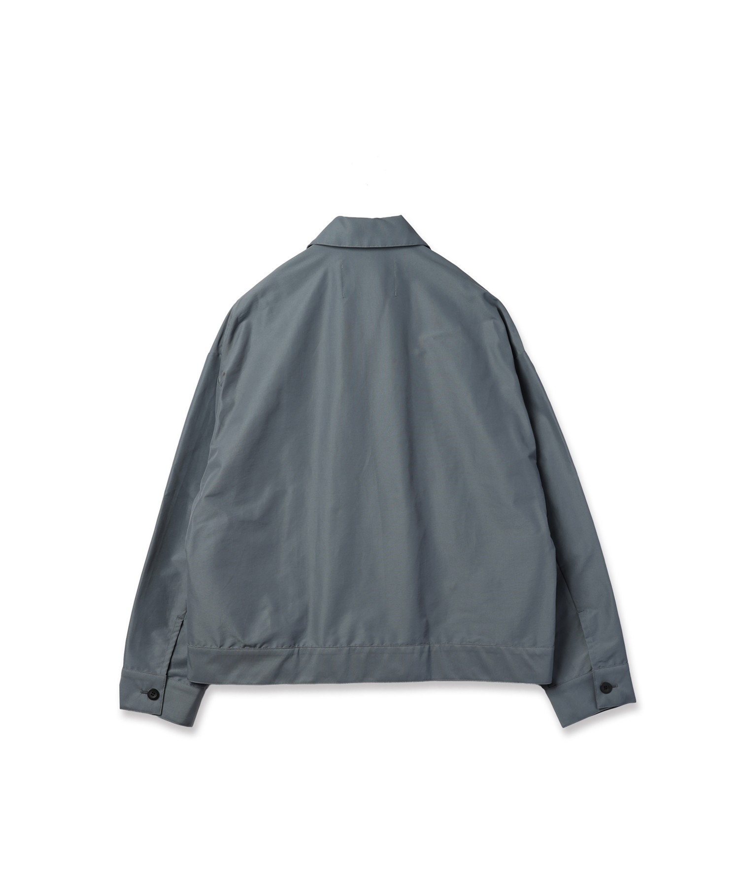 Front Pleated Zip Up Blouson