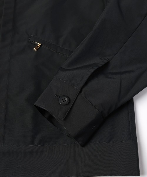 Front Pleated Zip Up Blouson