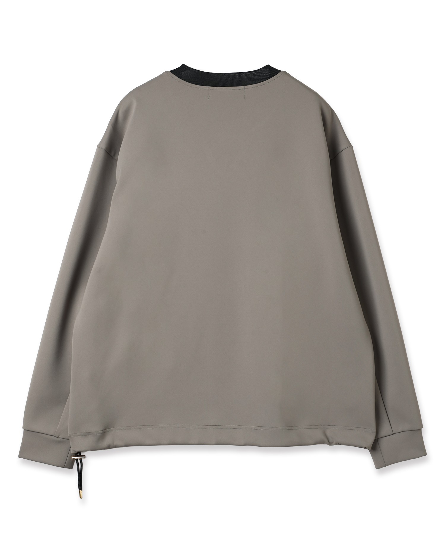 Leather Coin Pocket Pullorver