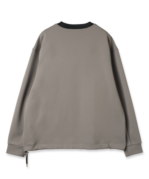 Leather Coin Pocket Pullorver