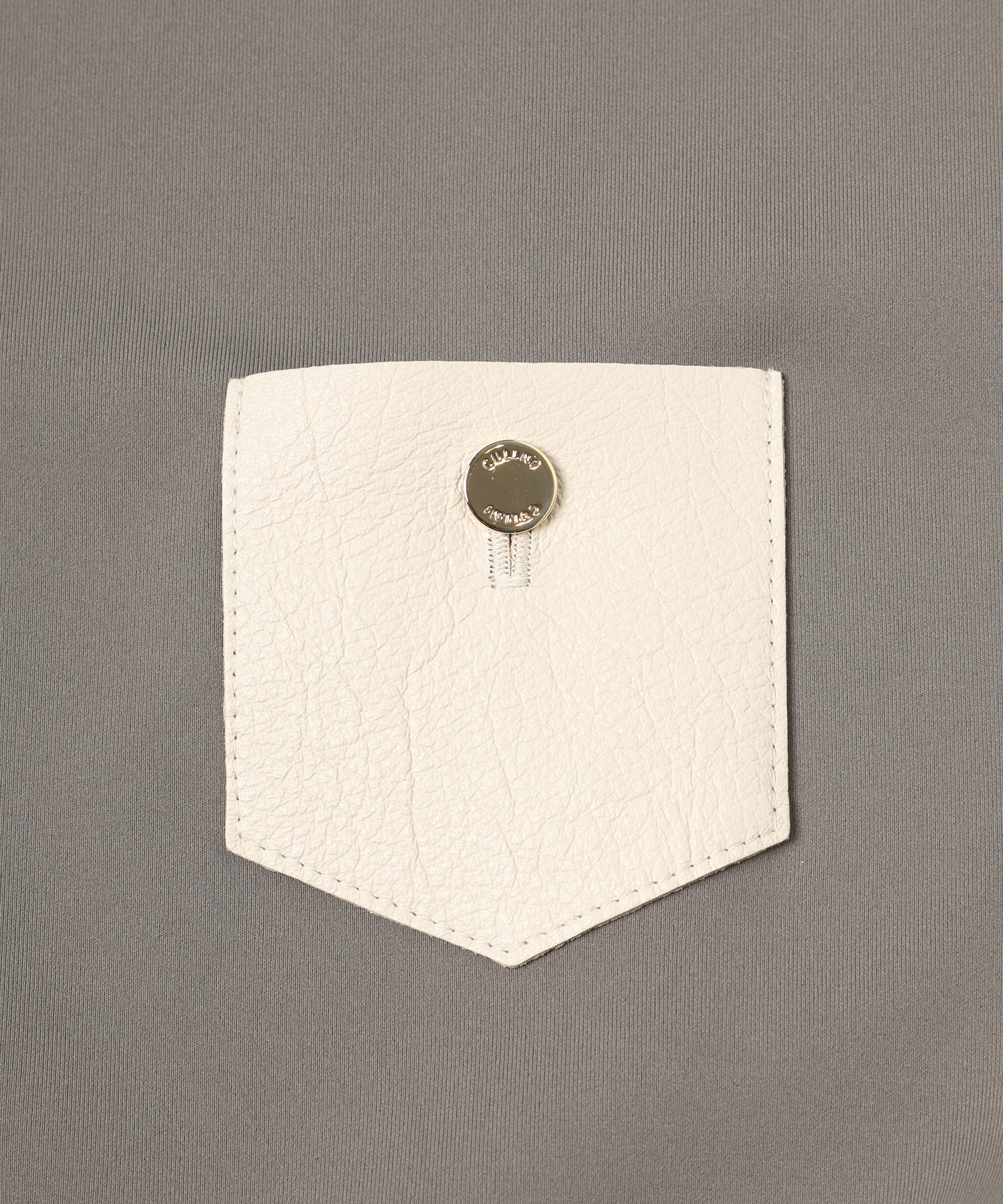 Leather Coin Pocket Pullorver