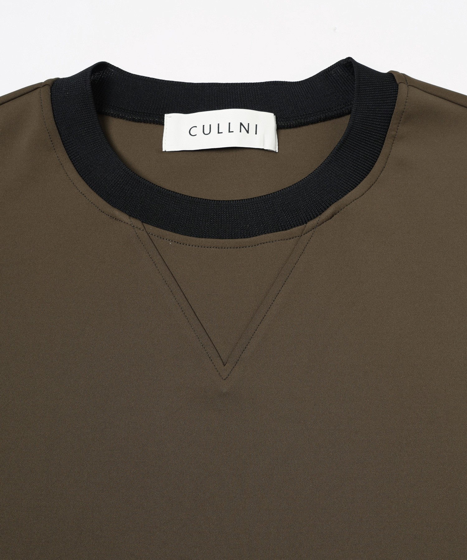 Leather Coin Pocket Pullorver