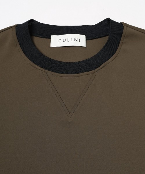 Leather Coin Pocket Pullorver