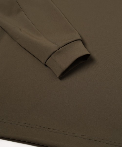 Leather Coin Pocket Pullorver