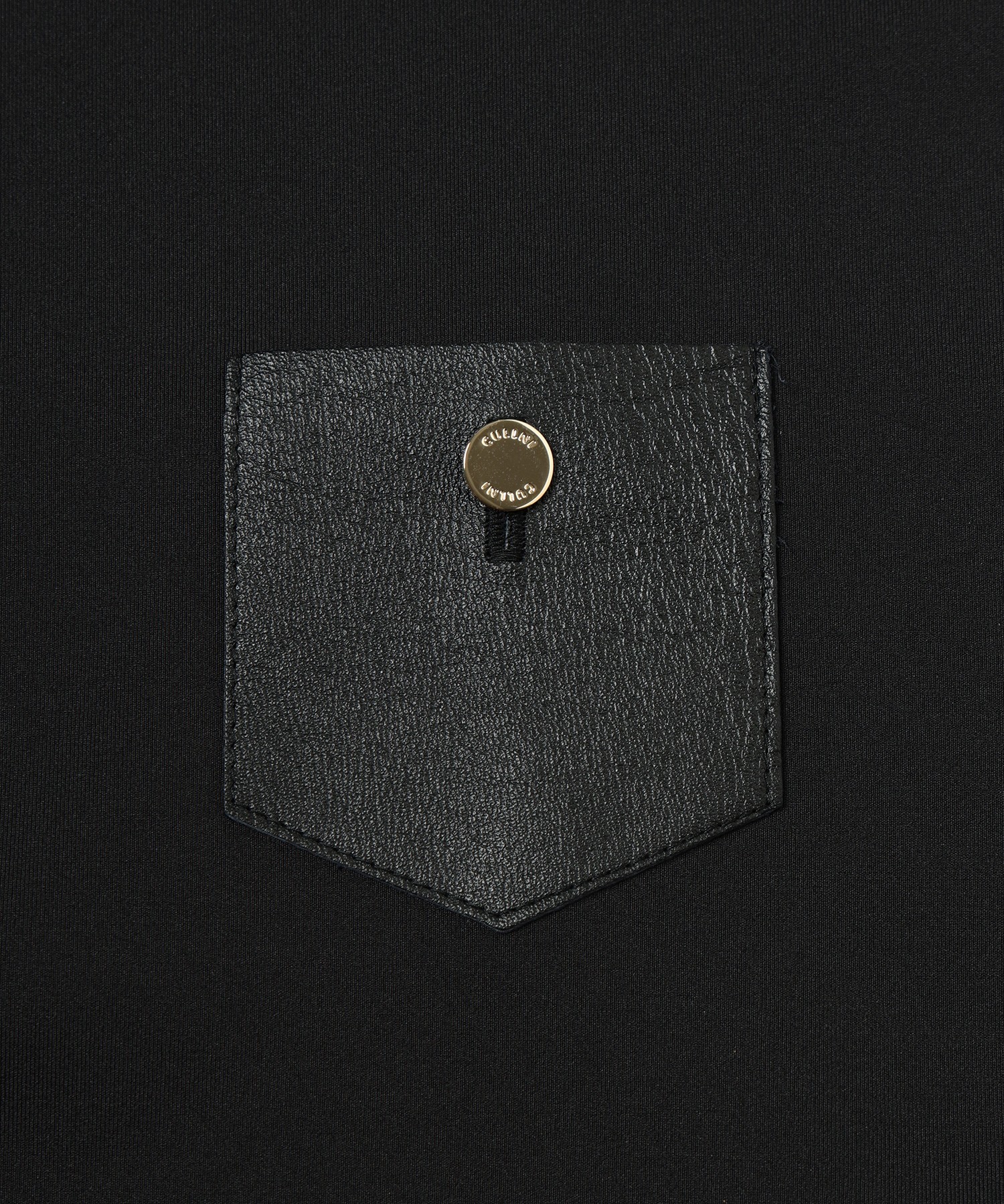 Leather Coin Pocket Pullorver