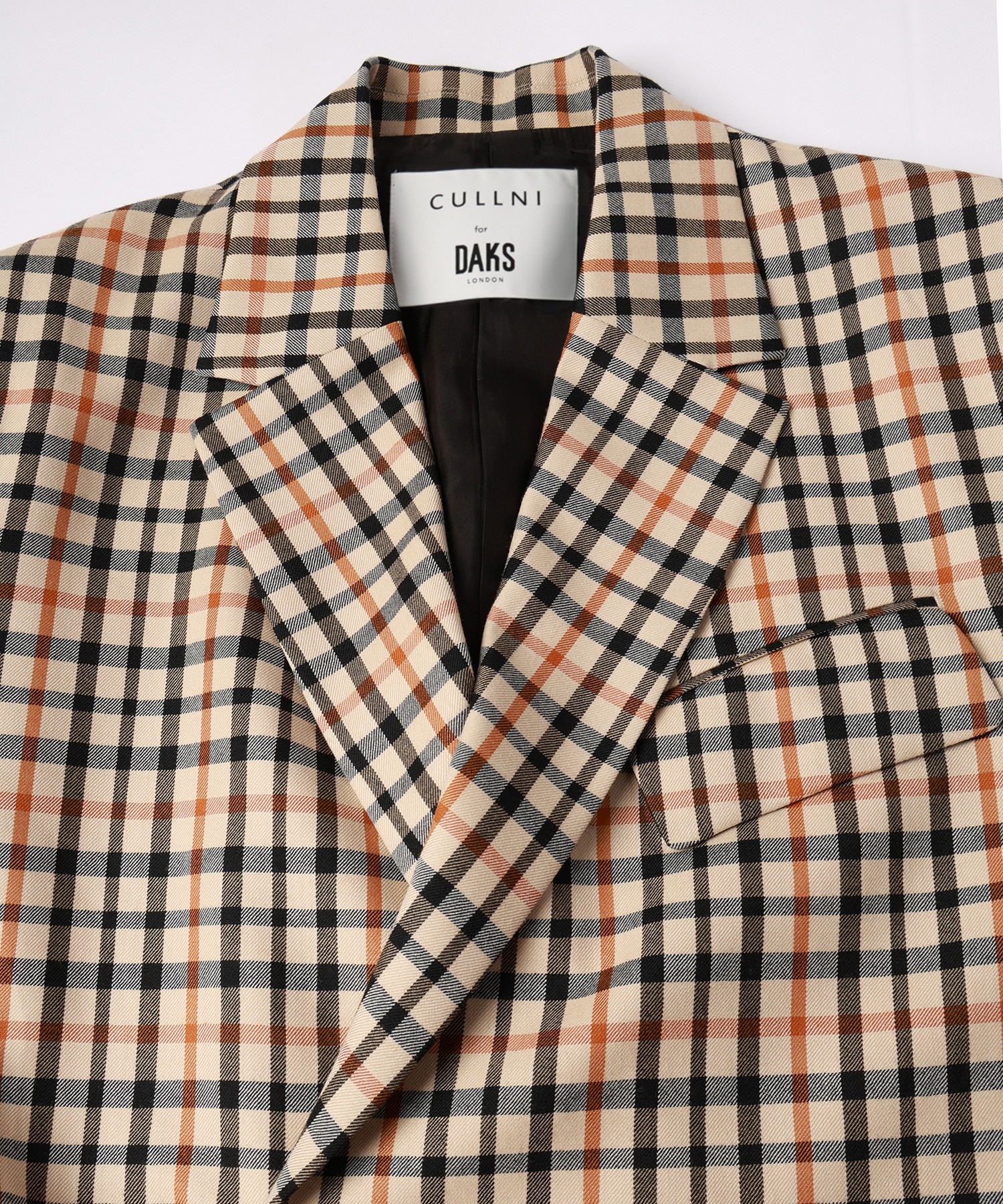 CULLNI for DAKS LONDON Tie Locken Jacket