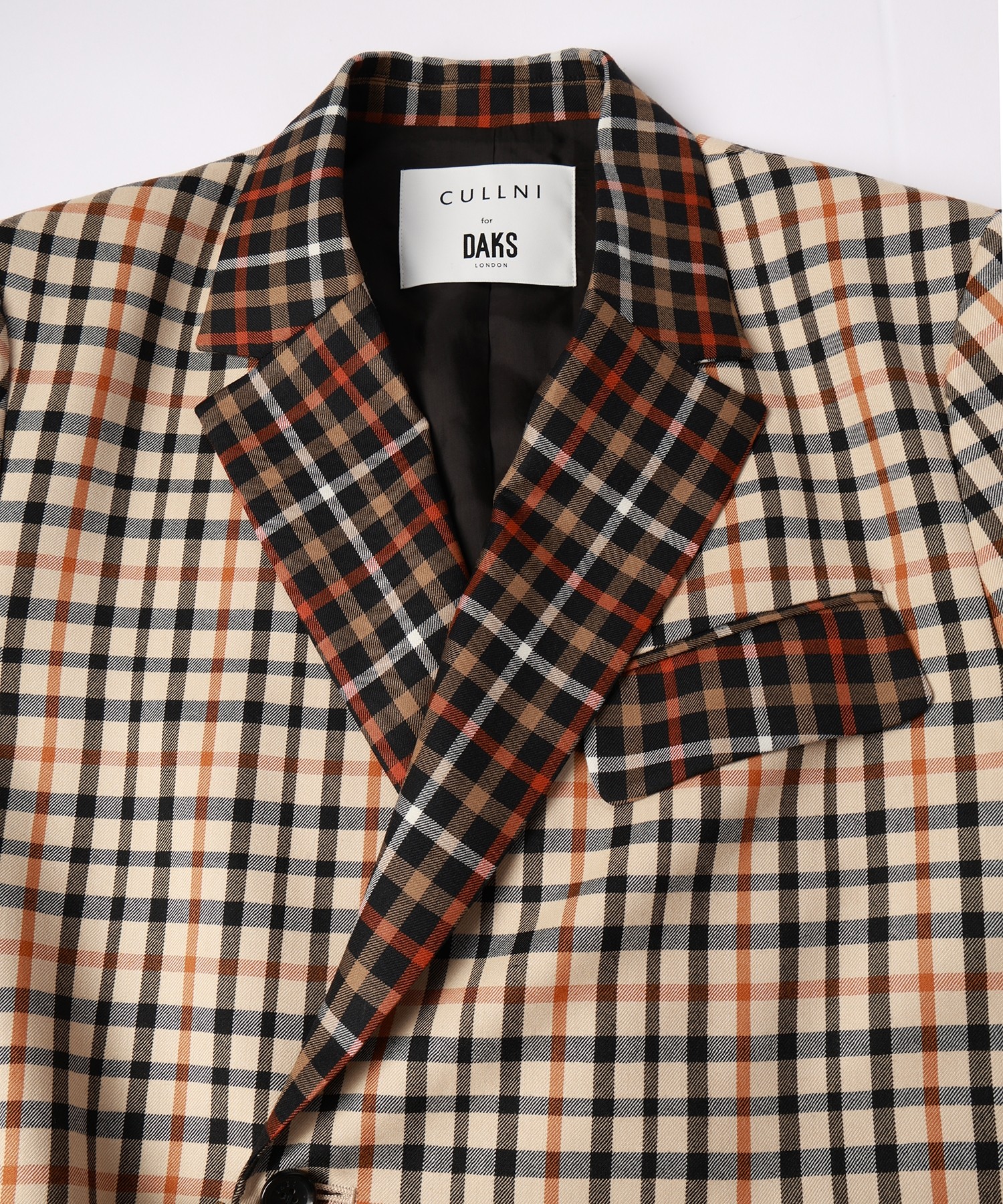 CULLNI for DAKS LONDON Tie Locken Jacket