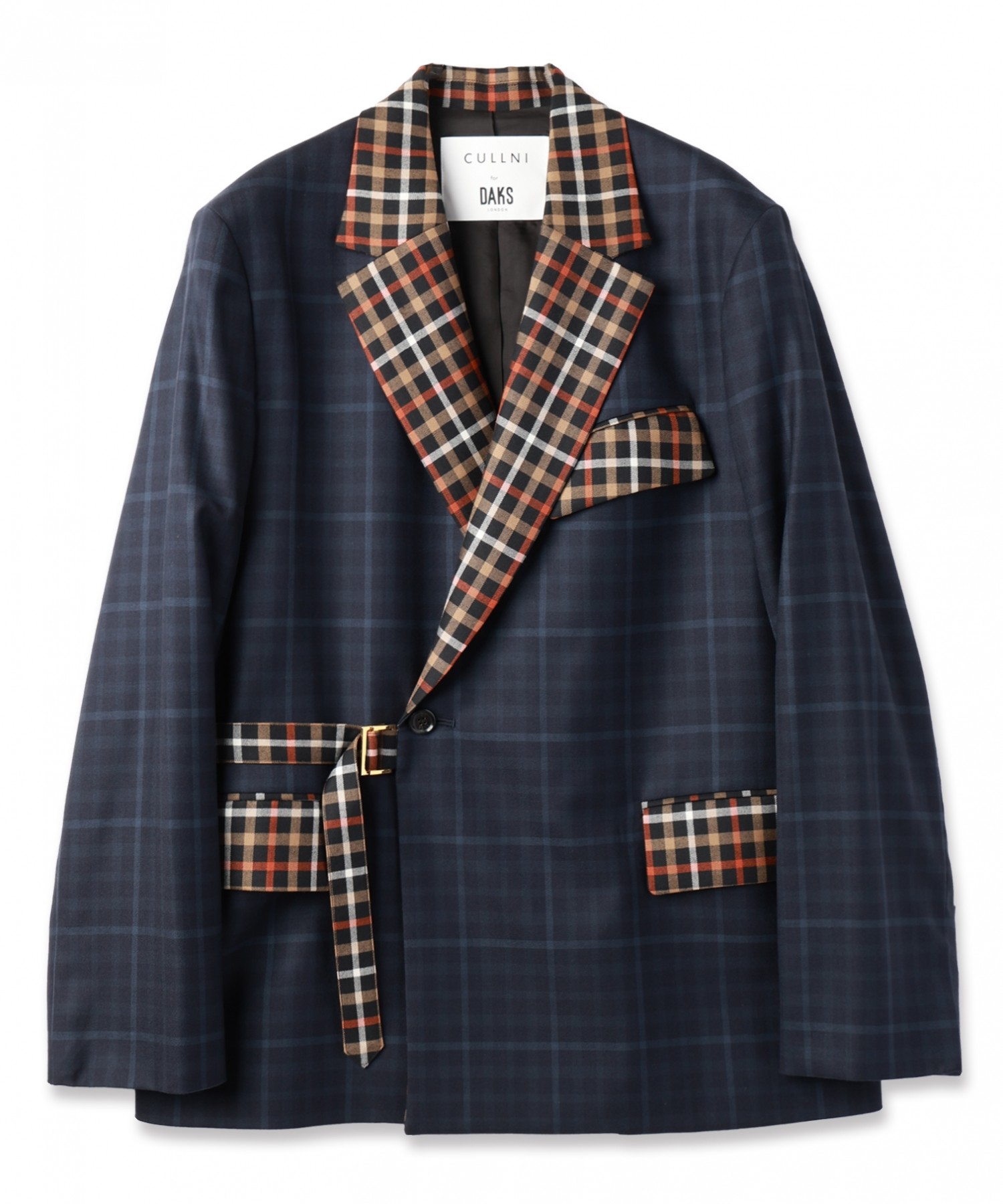 CULLNI for DAKS LONDON Tie Locken Jacket