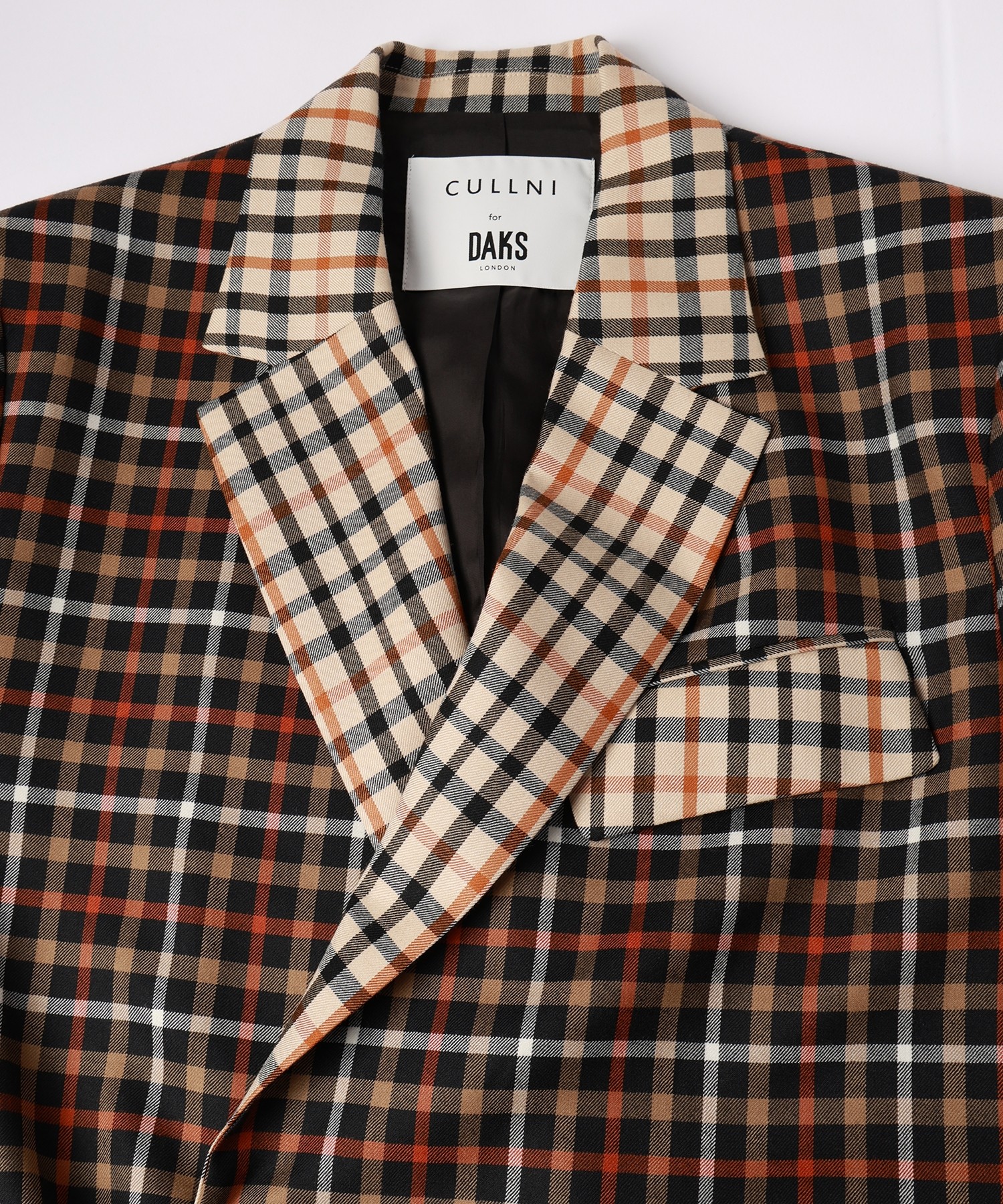 CULLNI for DAKS LONDON Tie Locken Jacket