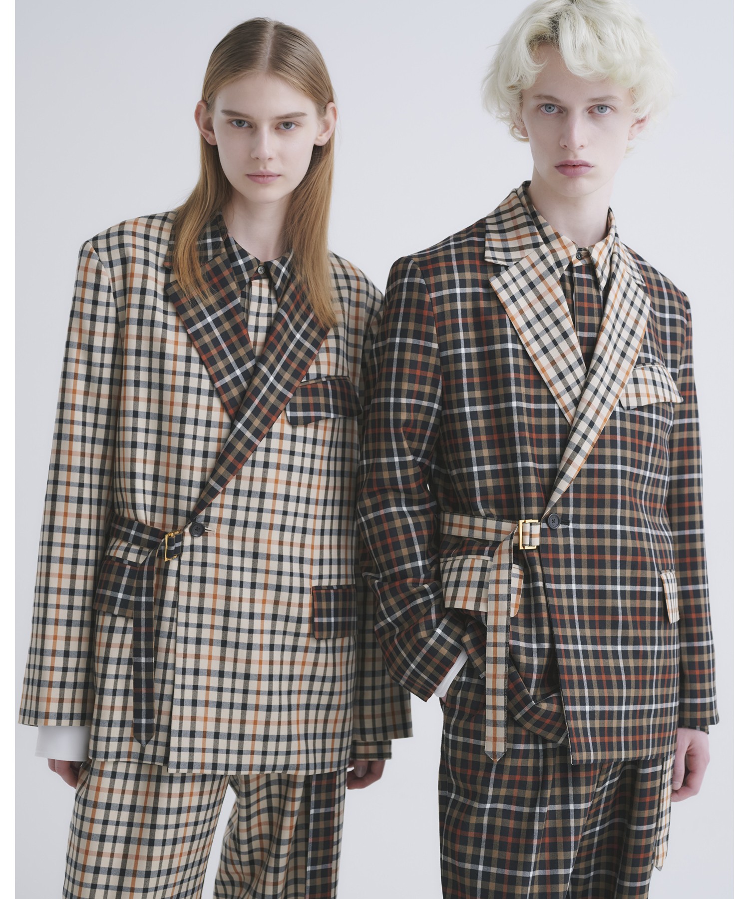 CULLNI for DAKS LONDON Tie Locken Jacket