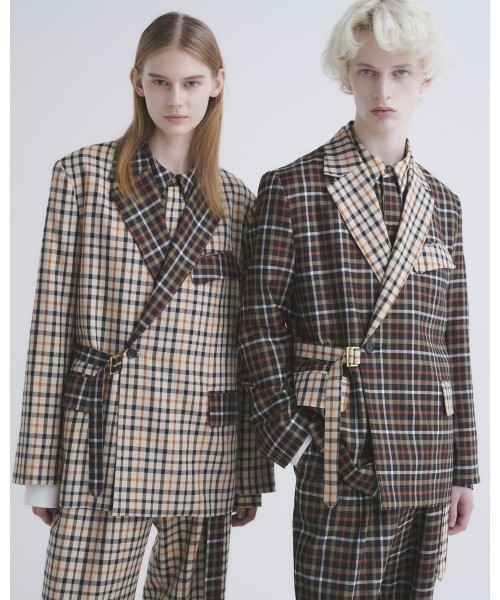 CULLNI for DAKS LONDON Tie Locken Jacket