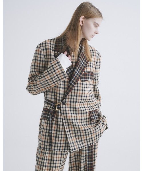 CULLNI for DAKS LONDON Tie Locken Jacket