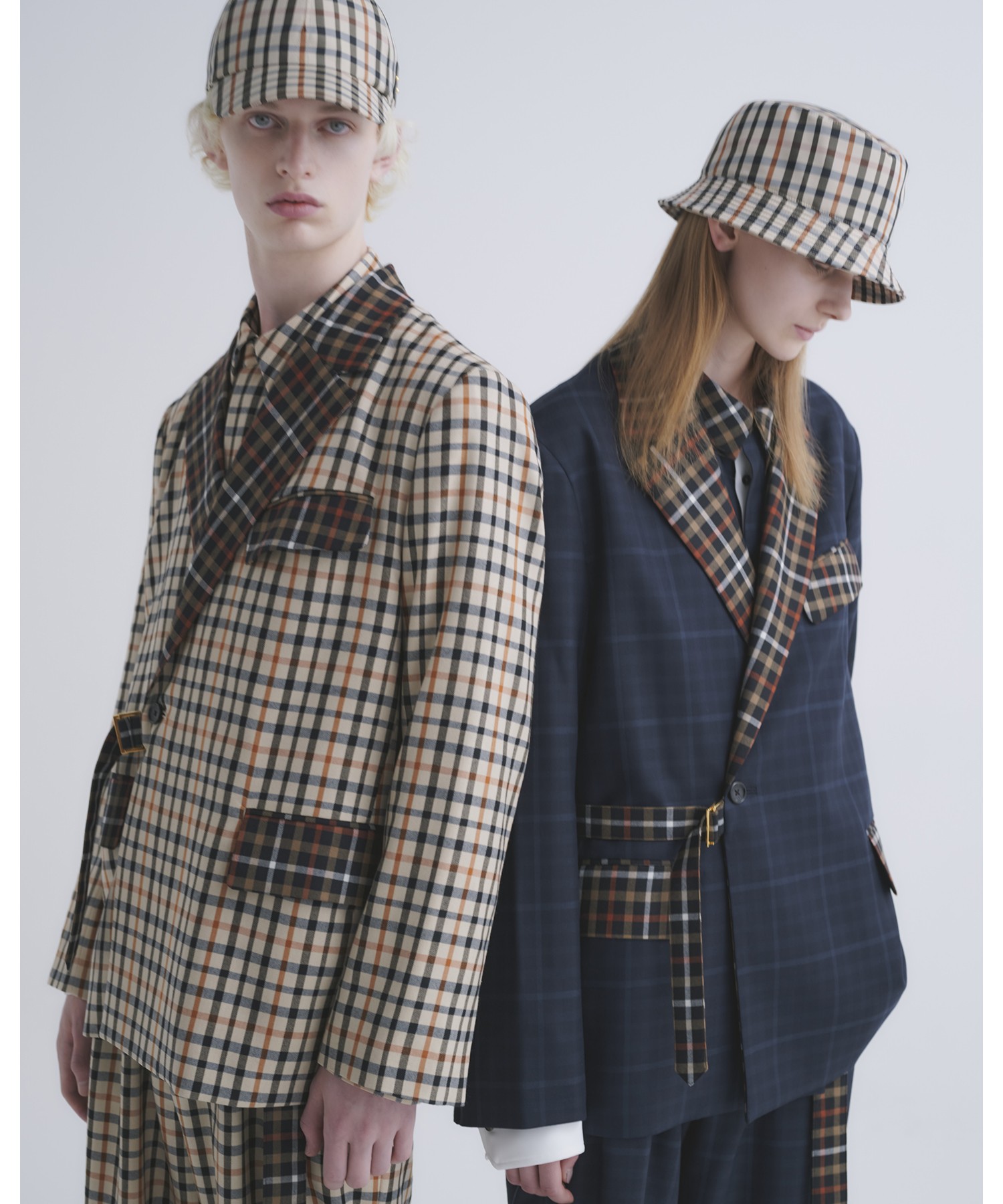 CULLNI for DAKS LONDON Tie Locken Jacket