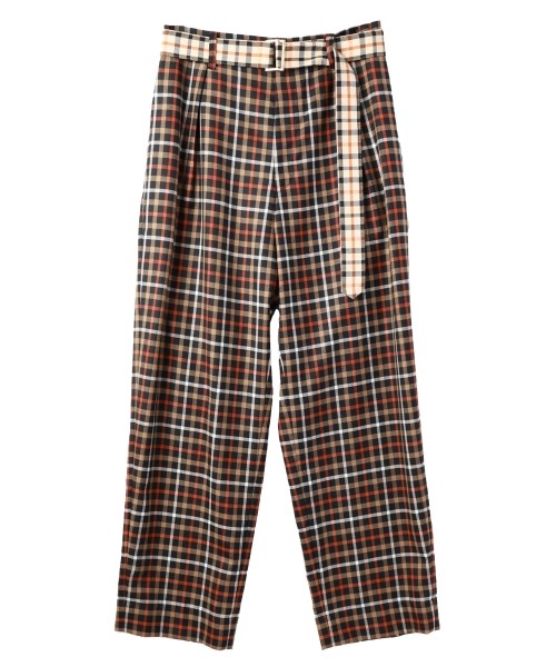 パンツ CULLNI for DAKS LONDON Tuck Pants CULLNI ONLINE STORE / CULLNI for DAKS LONDON Tuck Pants with