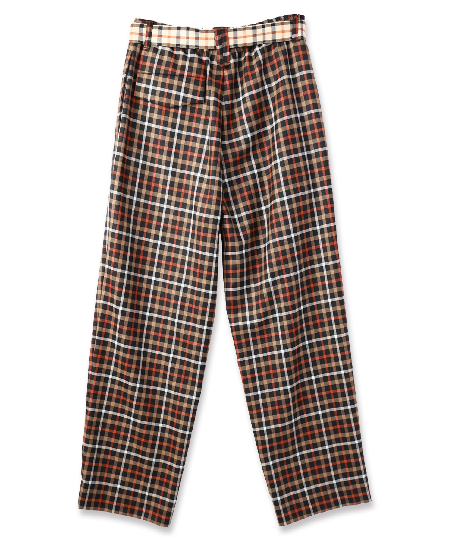 CULLNI for DAKS LONDON Tuck Pants with Long Belt