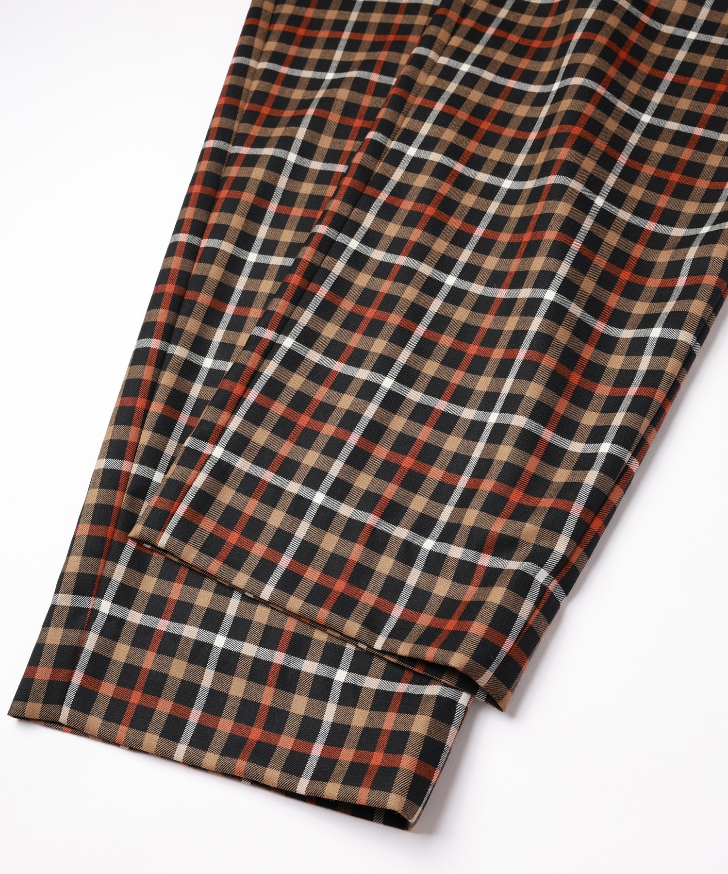 CULLNI for DAKS LONDON Tuck Pants with Long Belt