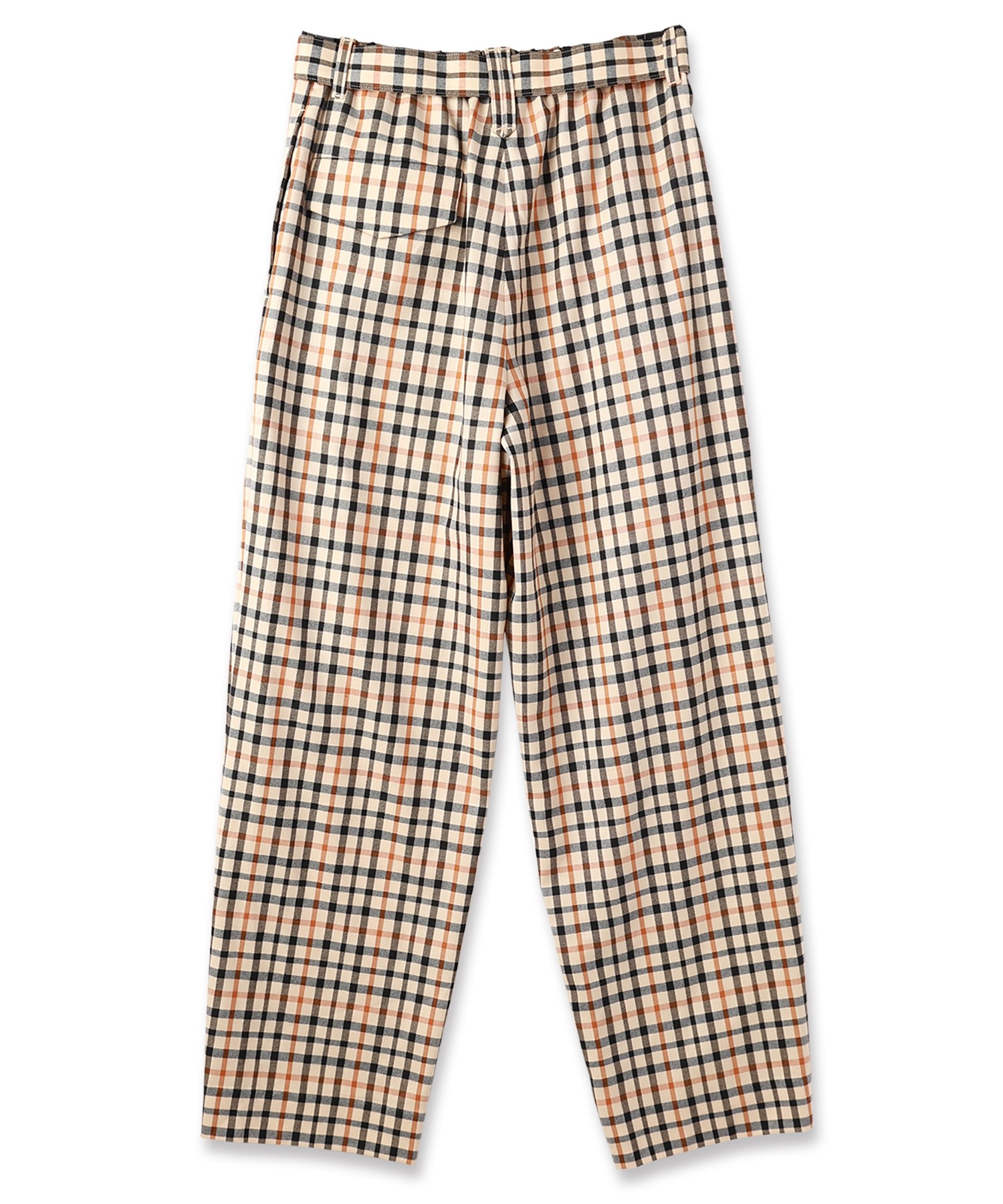 CULLNI for DAKS LONDON Tuck Pants with Long Belt