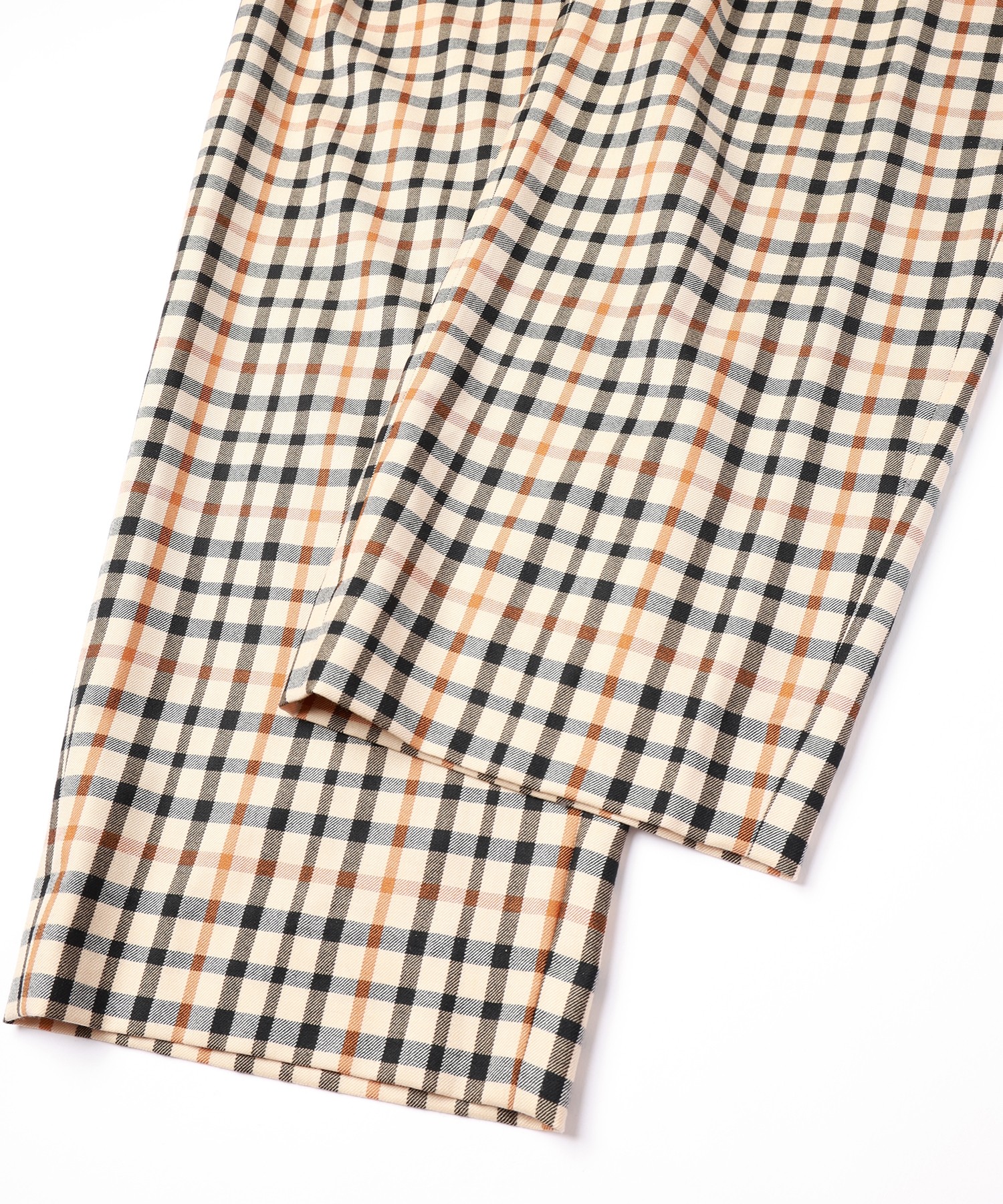 CULLNI for DAKS LONDON Tuck Pants with Long Belt