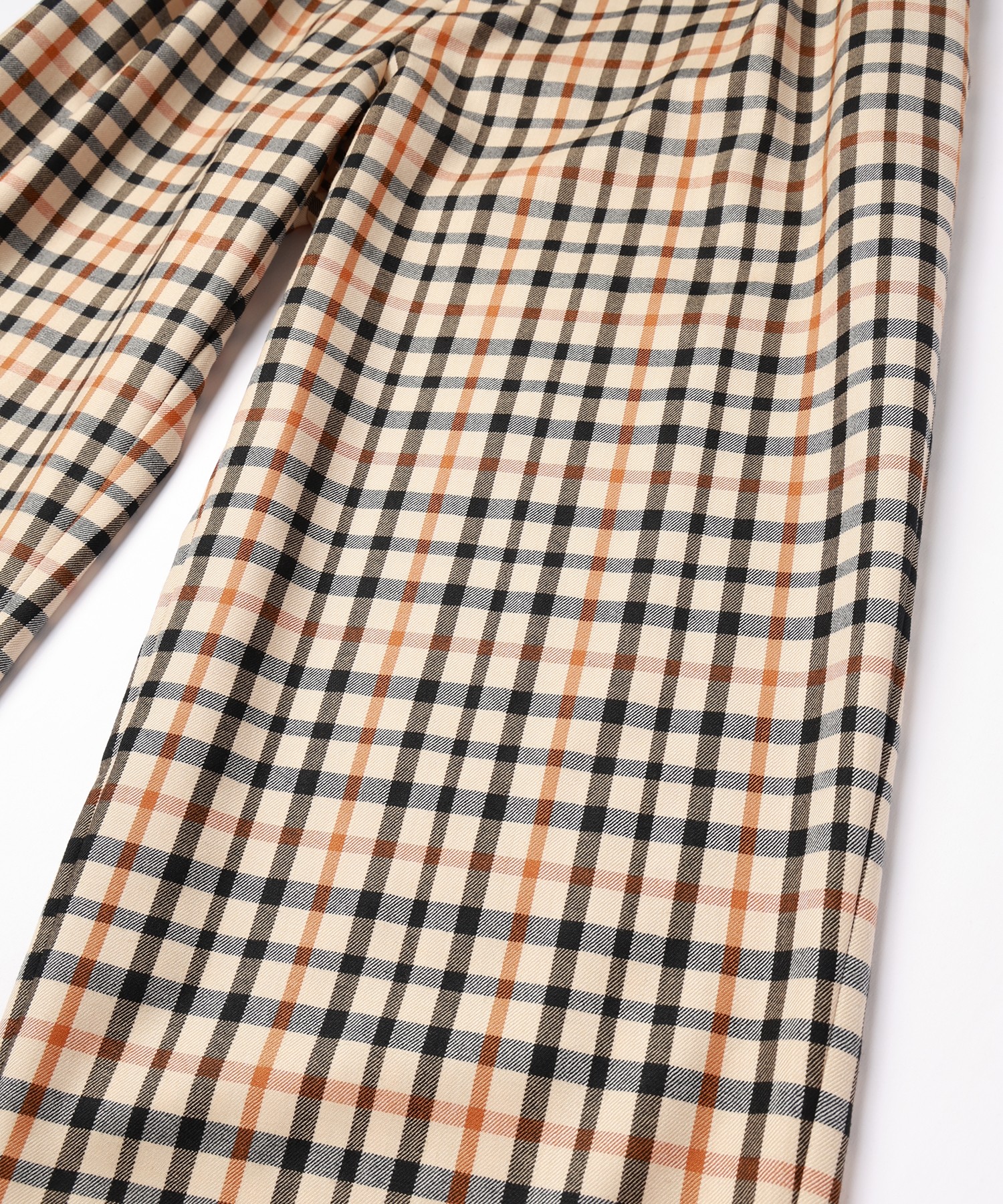 CULLNI for DAKS LONDON Tuck Pants with Long Belt