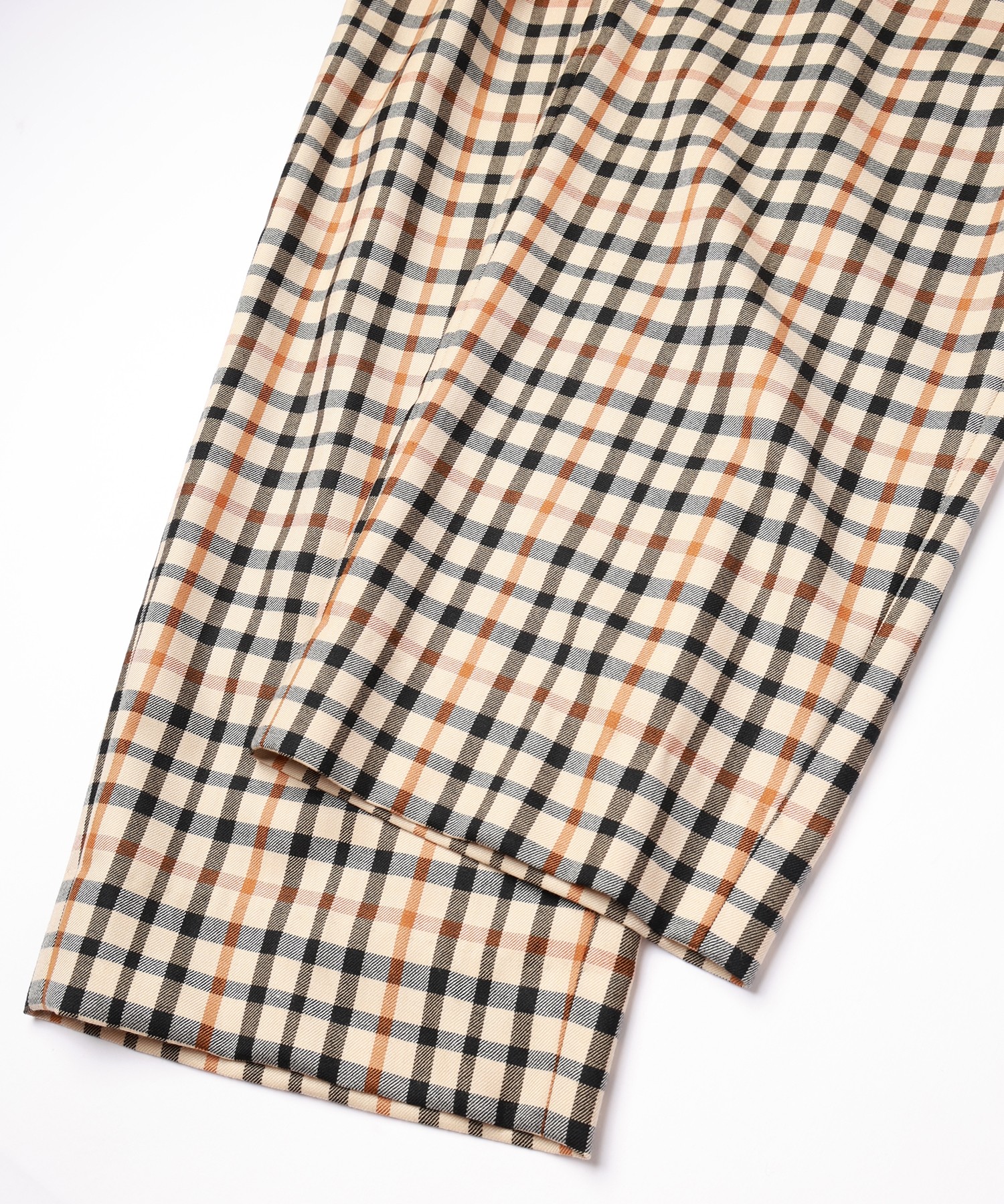 CULLNI for DAKS LONDON Tuck Pants with Long Belt